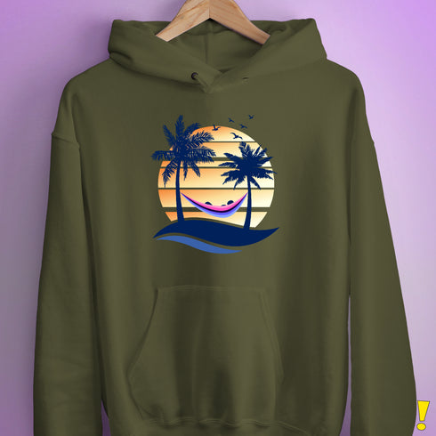 Omnisexual Pride Hammock Summer Beach Sunset Hoodie